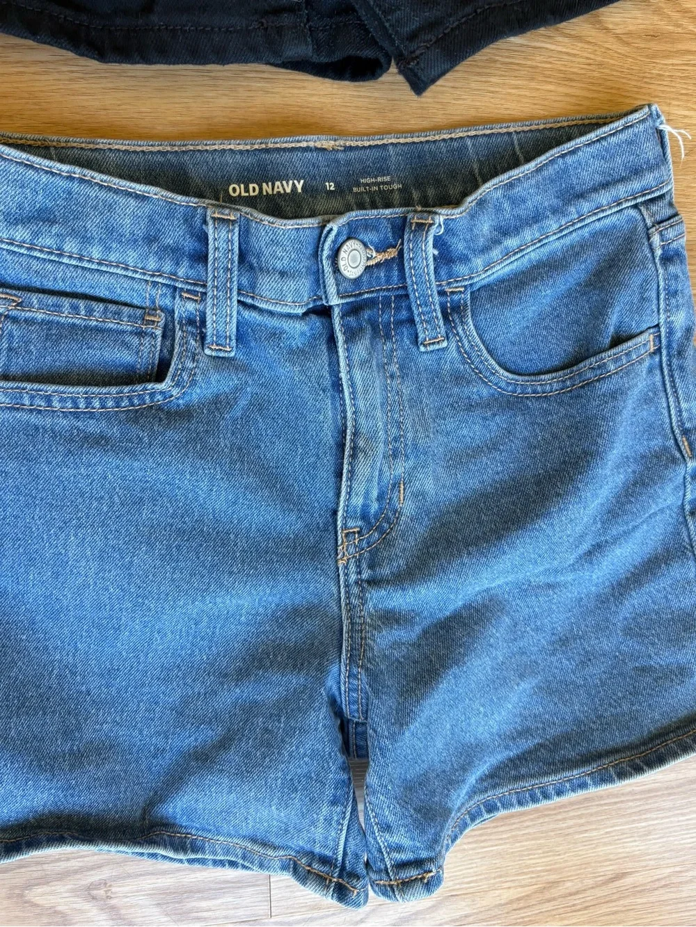 Old Navy Kids Shorts Bundle - Denim, Black, Cream, Girls size 12